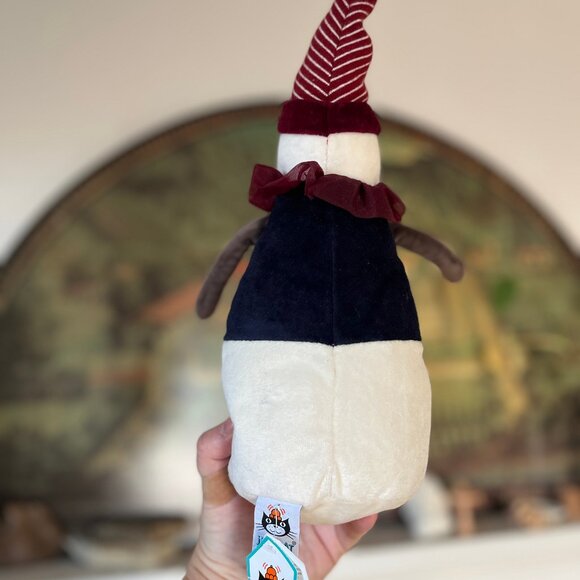 Very Rare Retired Jellycat Yule Snowman, NWT with One Flaw (NOTE description) - Picture 3 of 8